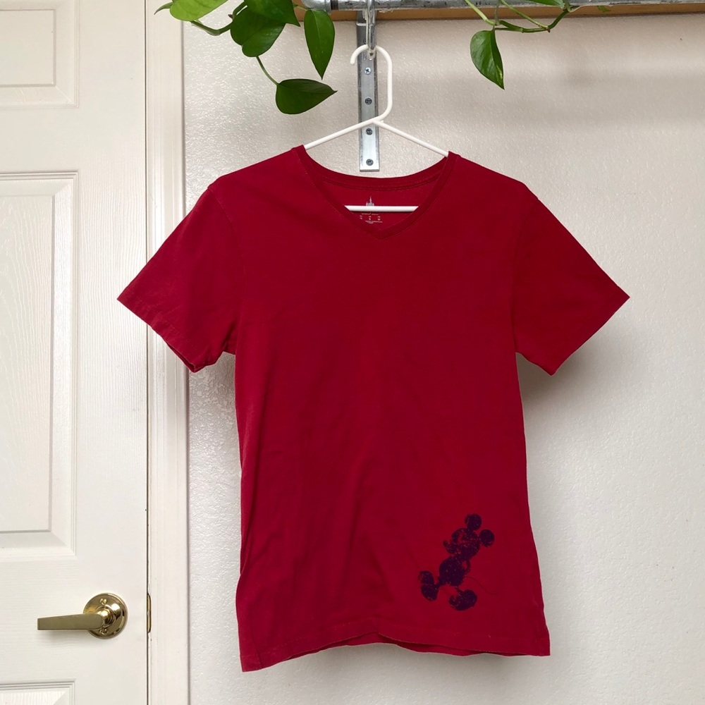 Vintage Disney Mickey Mouse V-Neck Tee